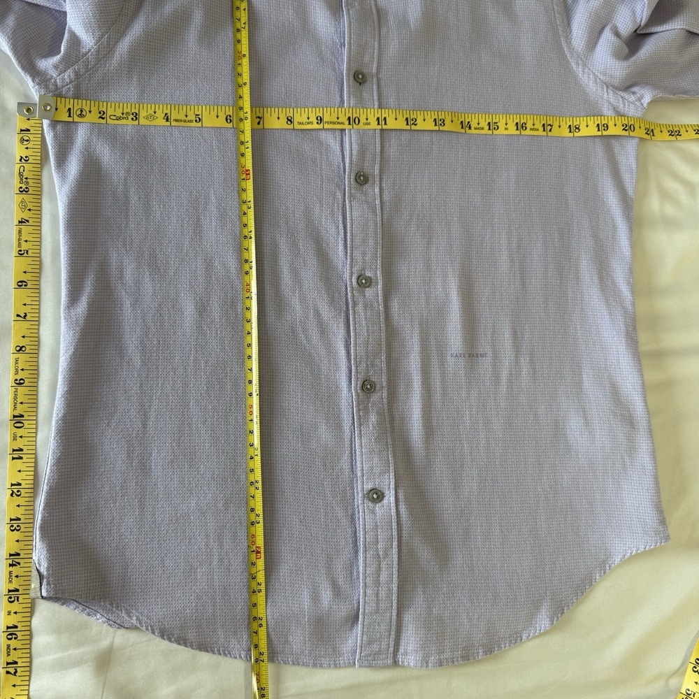Rare Rabbit Valby Style Men's Button Down Shirt Size S Detailed Lilac - Picture 9 of 10